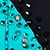Peacock Green-Black