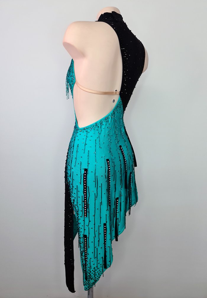Peacock Green-Black